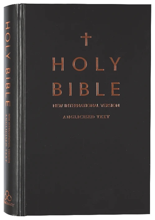 NIV Bible Slimline Black Hardcover