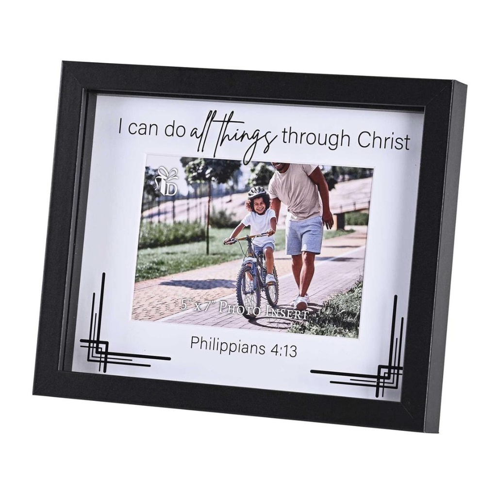 Photo Frame I Can Do All Things Shadow Box