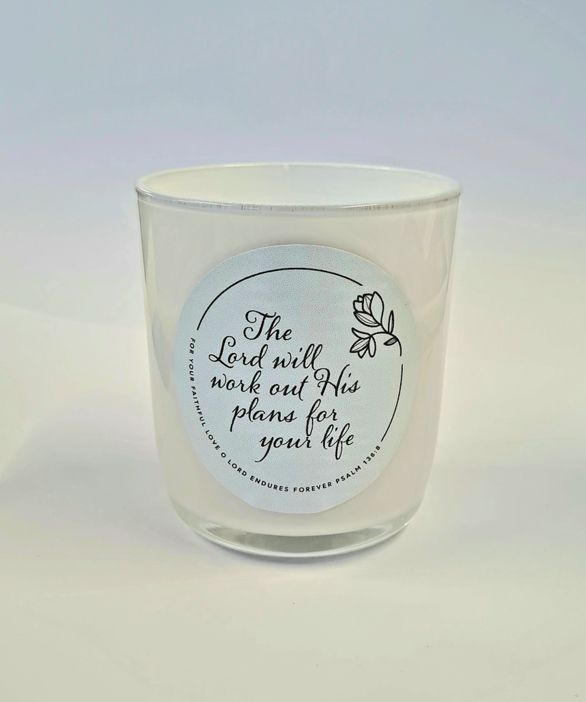 Candle Work Out His Plans French Vanilla