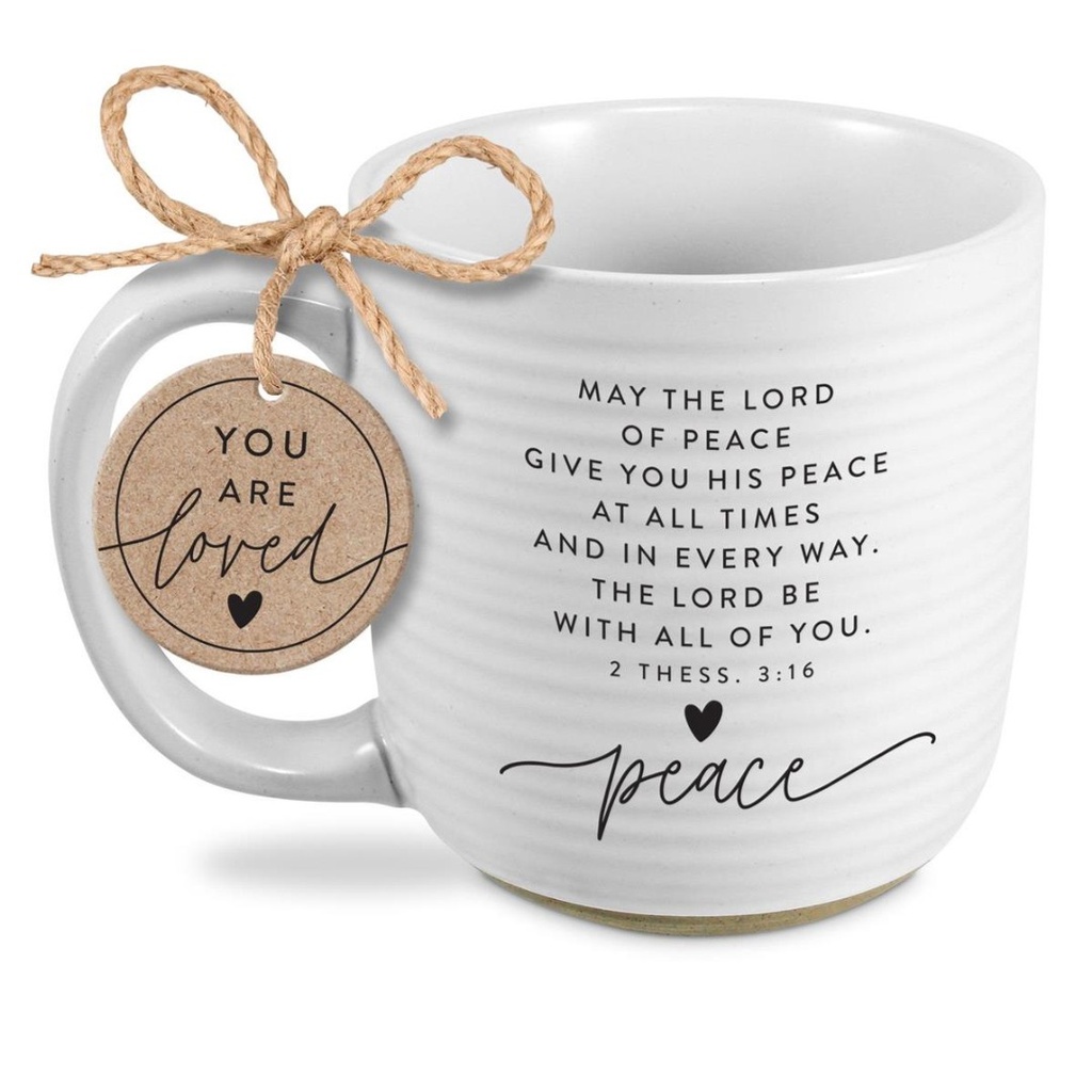Mug Hold Onto Hope White Raw Bottom