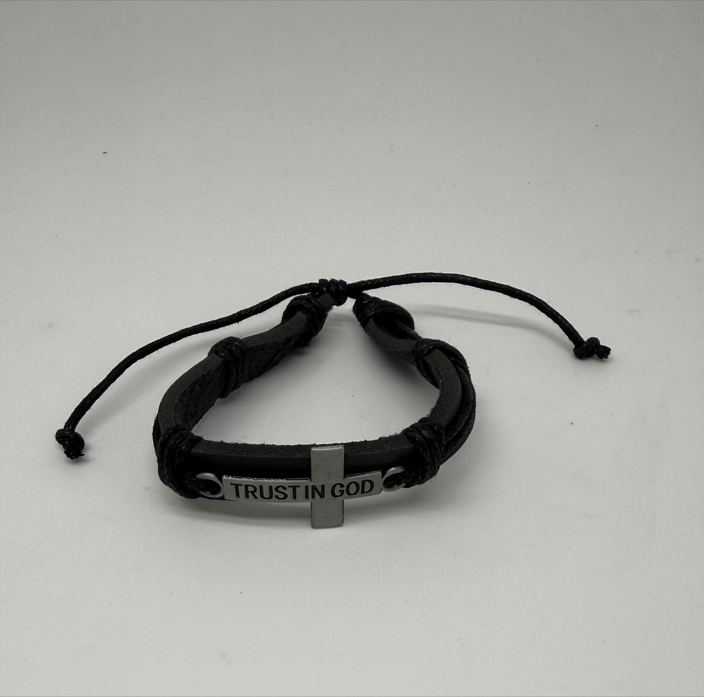 Bracelet Trust In God Black