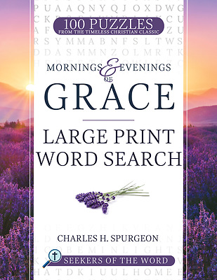 Mornings and Evenings of Grace: Large Print Word Sear