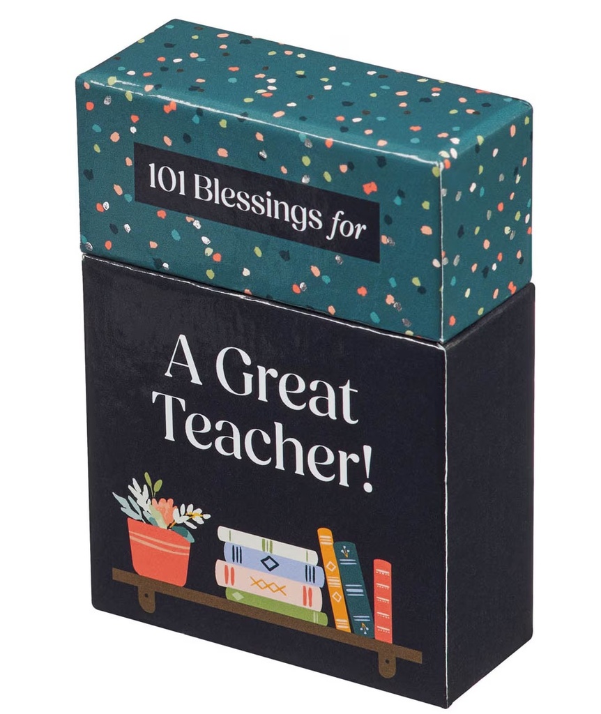 101 Blessings For A Great Teacher Teal Confetti (01/25)