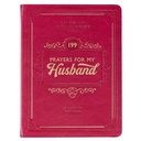 199 Prayers For My Husband Red Faux Leather 