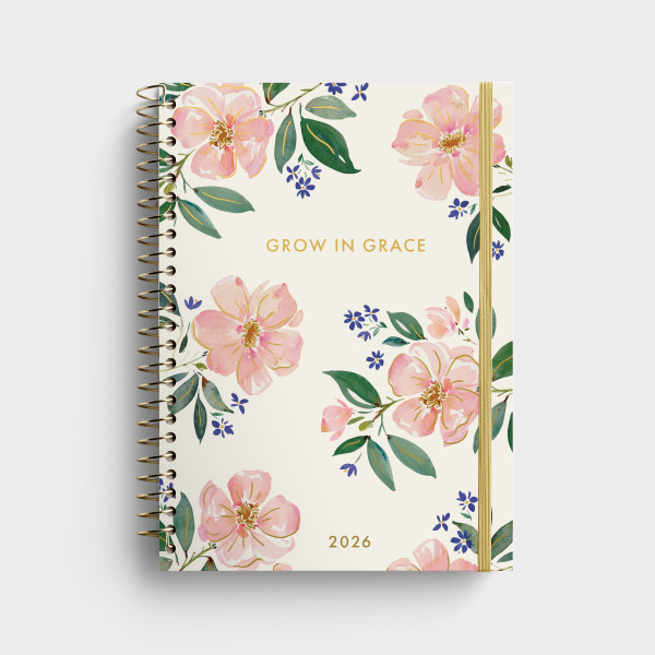 2026 12-Month Weekly Planner Grow In Grace (07/25)