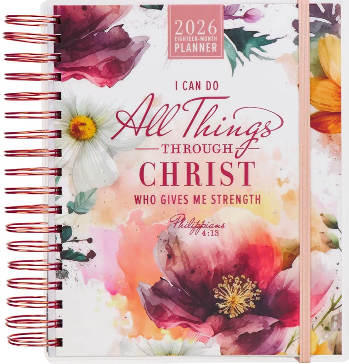 2026 18 Month Planner All Things Through Christ Elas (07/25)