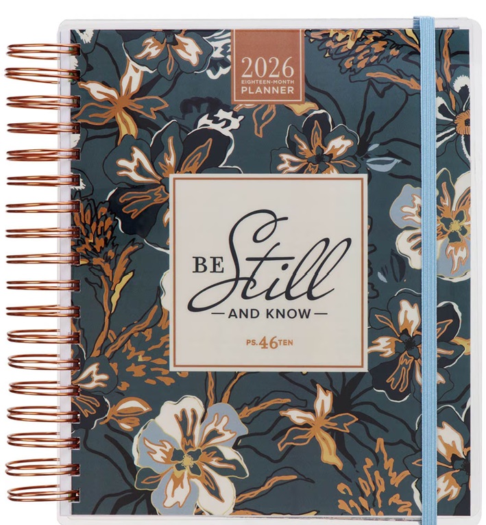 2026 18 Month Planner Be Still with Elastic (07/25)