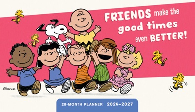 2026 28 Month Planner Peanuts Gang (07/25)