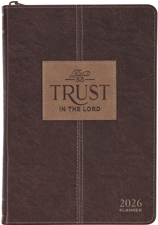 2026 Executive Planner Trust Brown Zip (07/25)