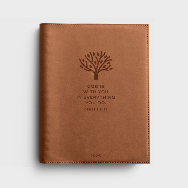 2026 Premium Appointment Planner God Is With You Brown (07/2