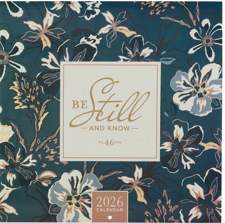 2026 Wall Calendar Be Still Ps 46:10 (07/25)