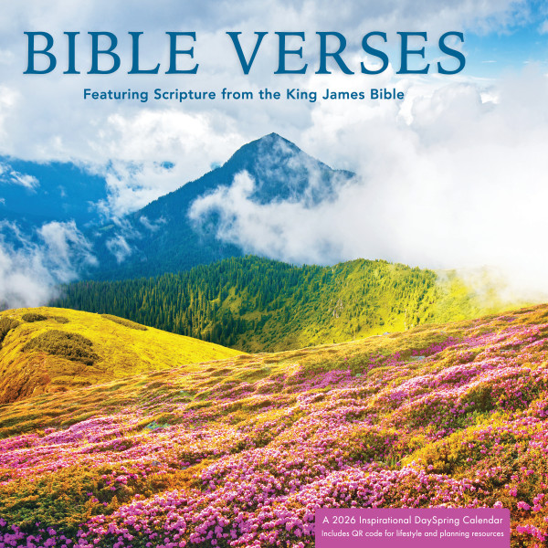 2026 Wall Calendar Bible Verses KJV (07/25)