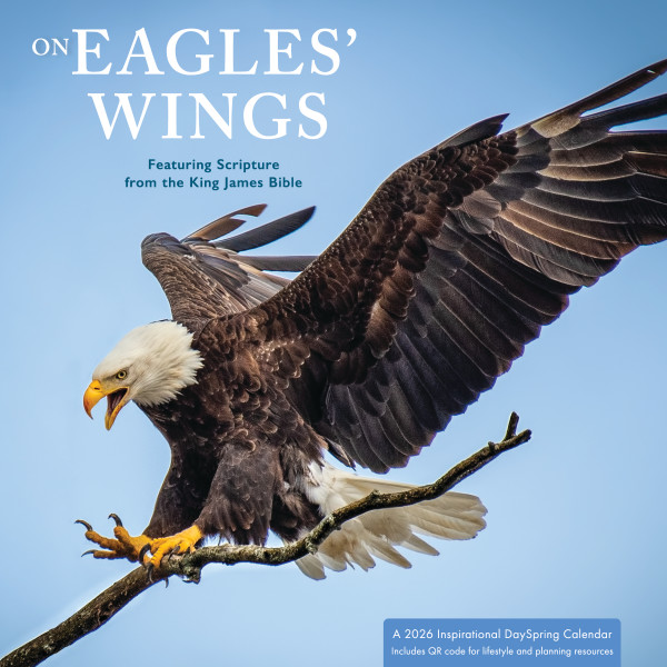 2026 Wall Calendar Eagles Wings KJV (07/25)