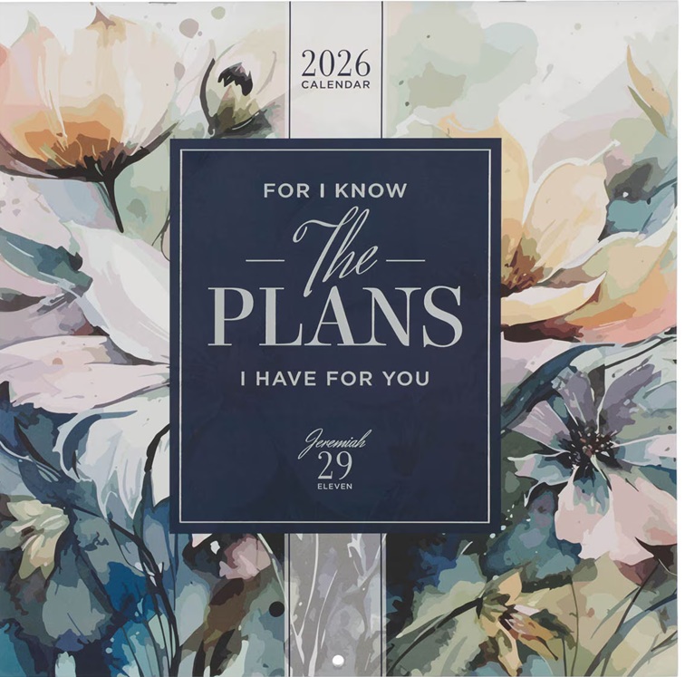 2026 Wall Calendar For I Know the Plans Large (07/25)