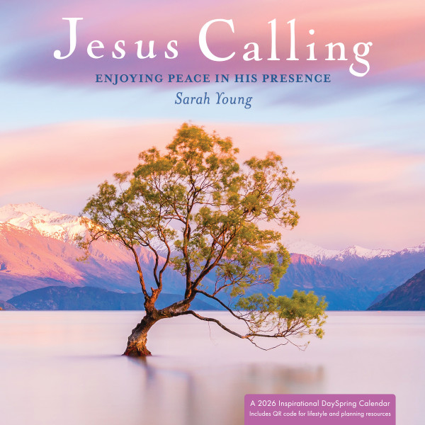 2026 Wall Calendar Jesus Calling Premium (07/25)