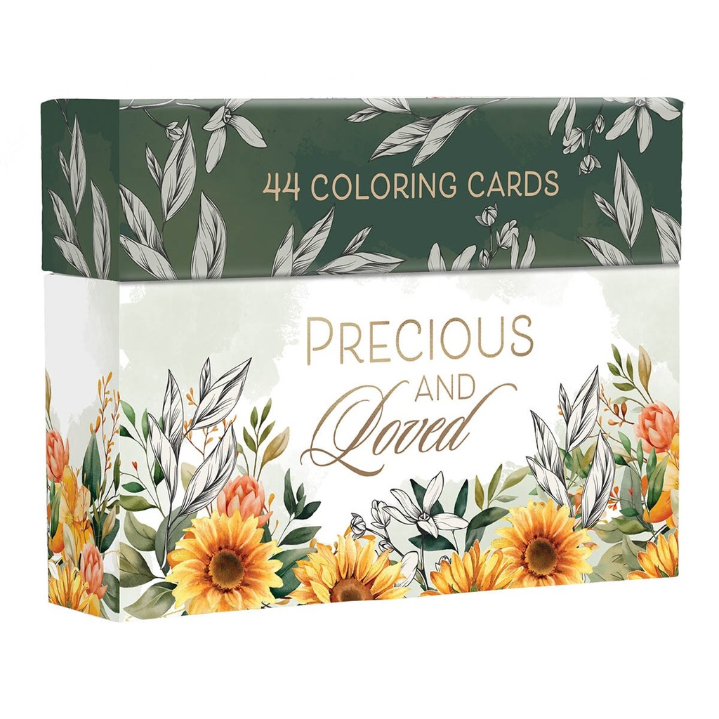 Boxed Colouring Cards Precious and Loved (01/25)