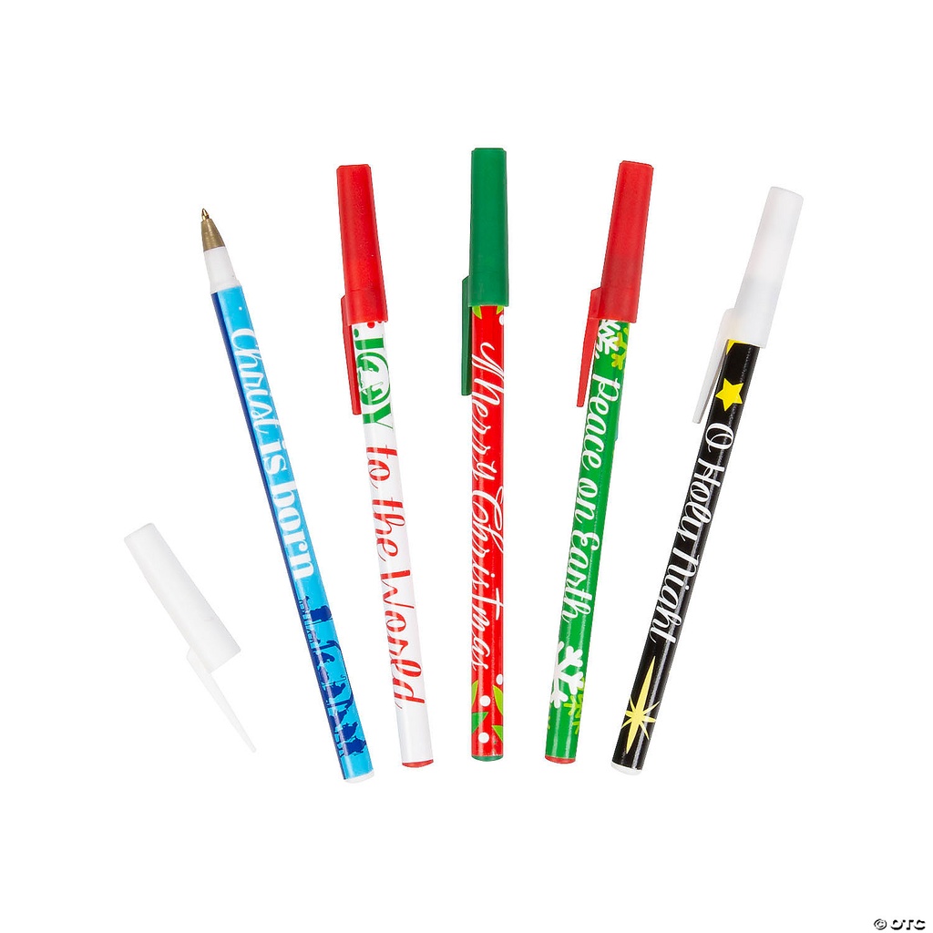 Bulk Religious Christmas Pen Assorted(12/24)