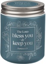 Candle Bless You & Keep You Honeycrisp Orange Glass 