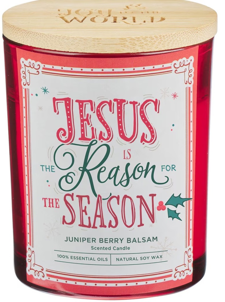 Candle Jesus Is The Reason Fresh Juniper berry & balsam scented