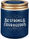 Candle Strong & Courageous Fireside Blue Spruce