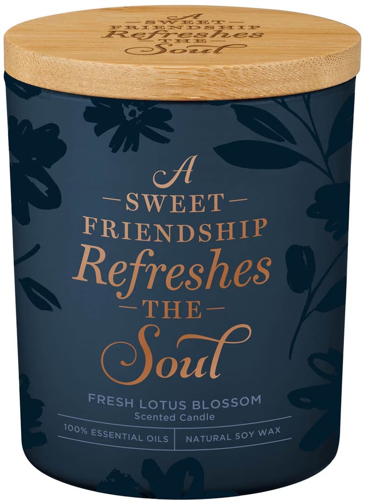 Candle Sweet Friendship Fresh Lotus Blossom 