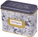 Cards In Tin My Prayers Blue Floral 