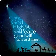 Christmas Coster Starlight Christmas Glory To God