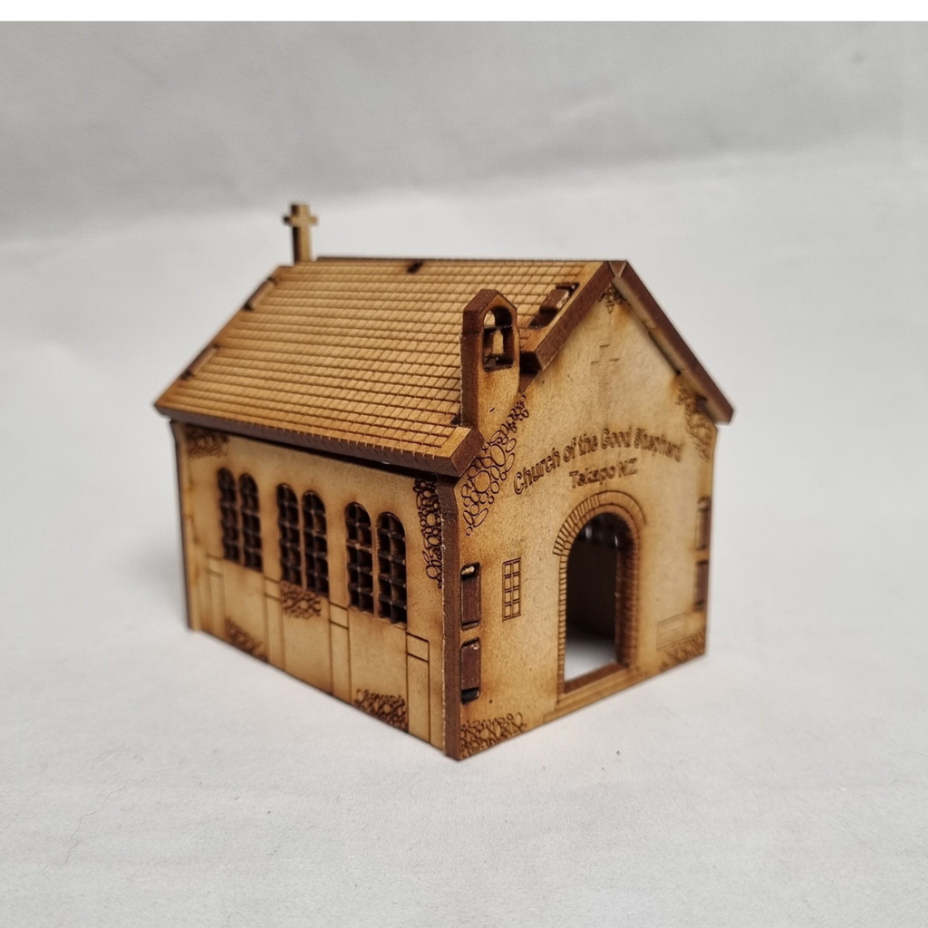 Church Tekapo 3D Wood