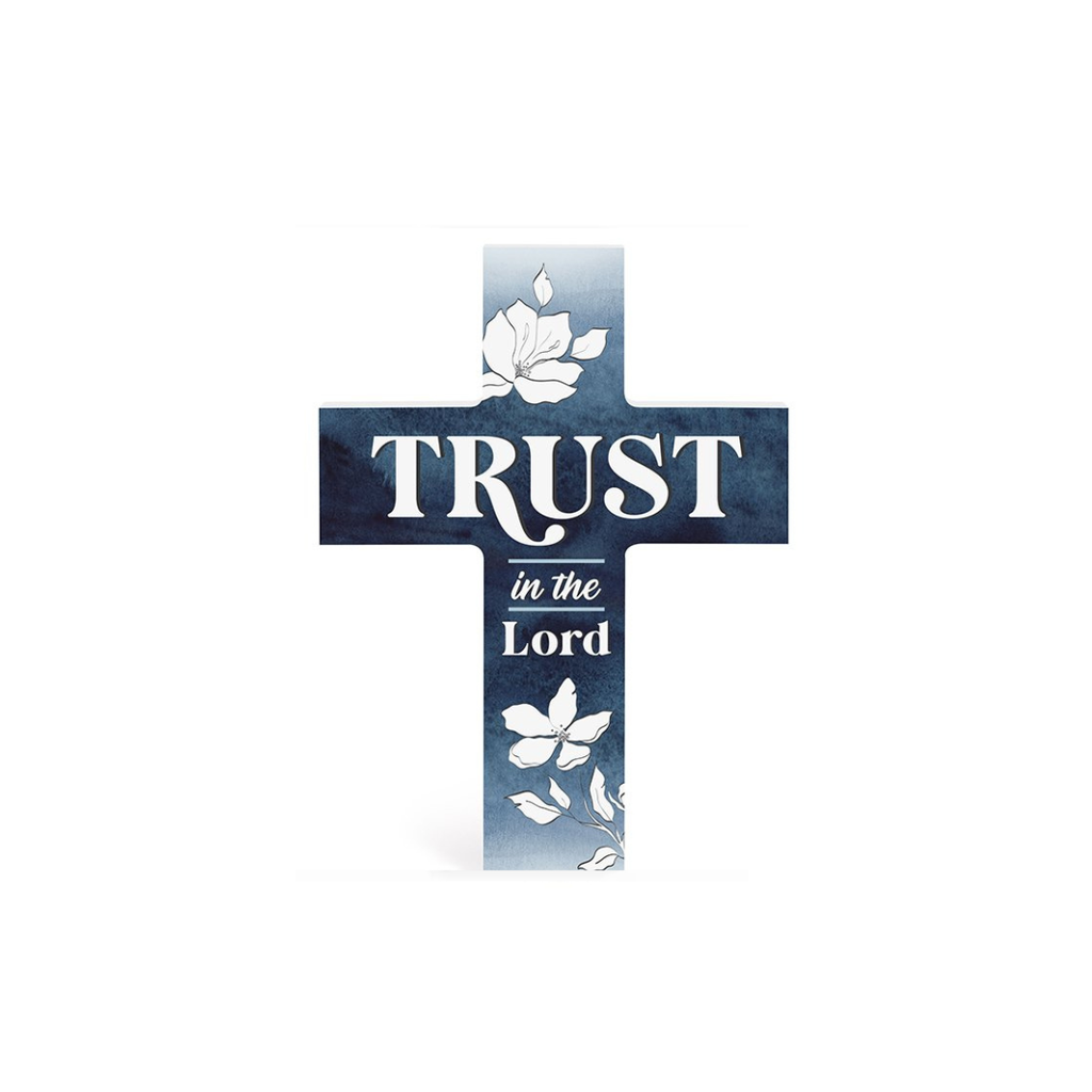 Cross Trust In The Lord Blue