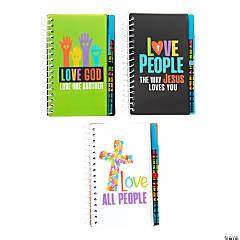 Faith Diversity Spiral Notebook With Pen Assorted
