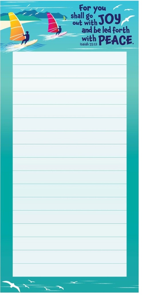 Fridge Notepad Go Out With Joy