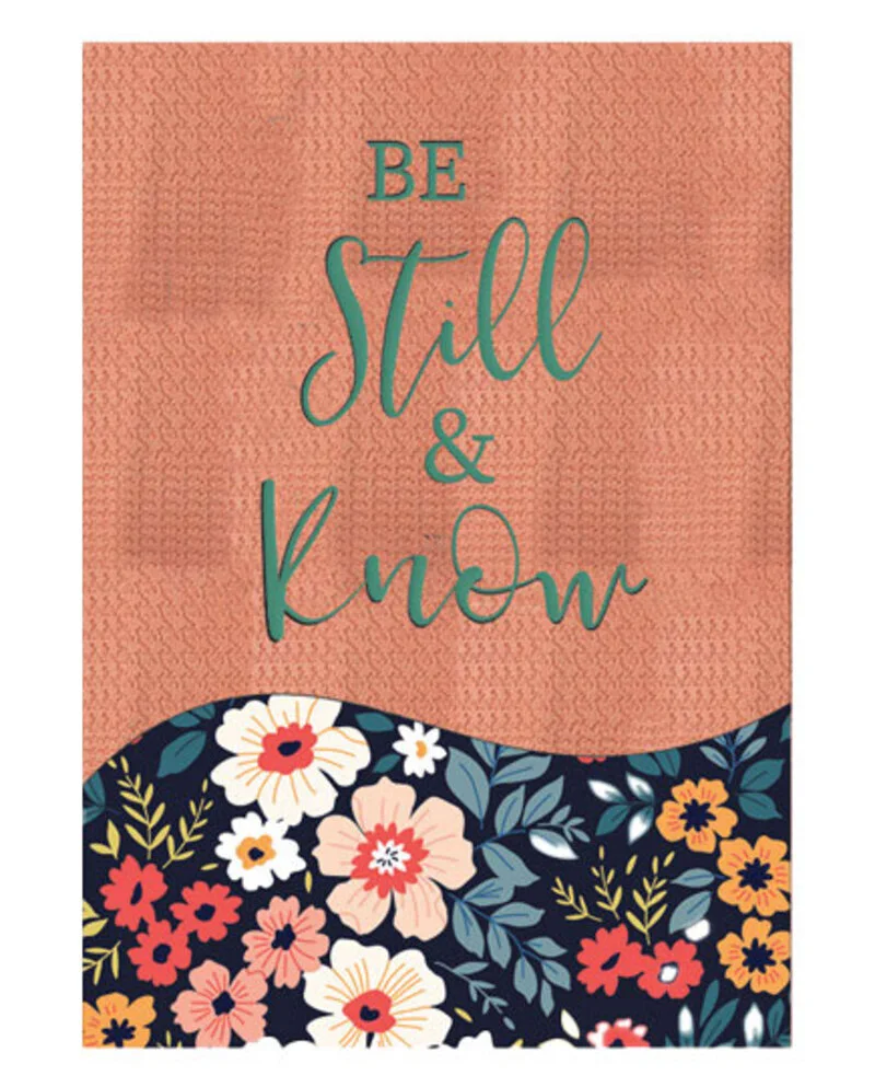 Journal Be Still & Know Twotone Peach
