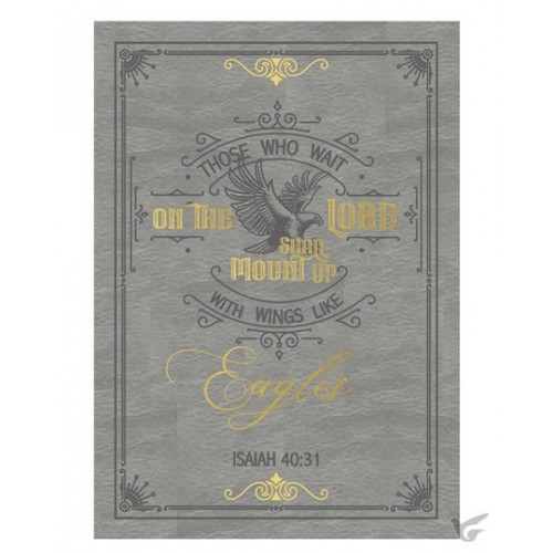 Journal Eagles Isaiah 40:31 Twontone Grey