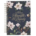 Journal Strength & Dignity Blue Floral Prov 31:25