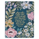 KJV Notetaking Large Print Love The Lord Teal Floral