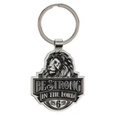 Keyring Be Strong Lion Metal