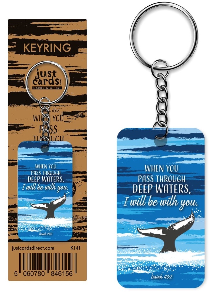 Keyring Deep Waters Wood