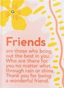 Magnet Meaningful Friends Acrylic
