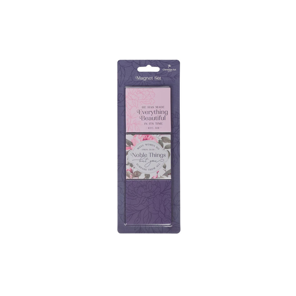 Magnet Set Noble Things Pink Floral 