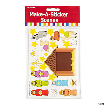 Make a Nativity Stickers