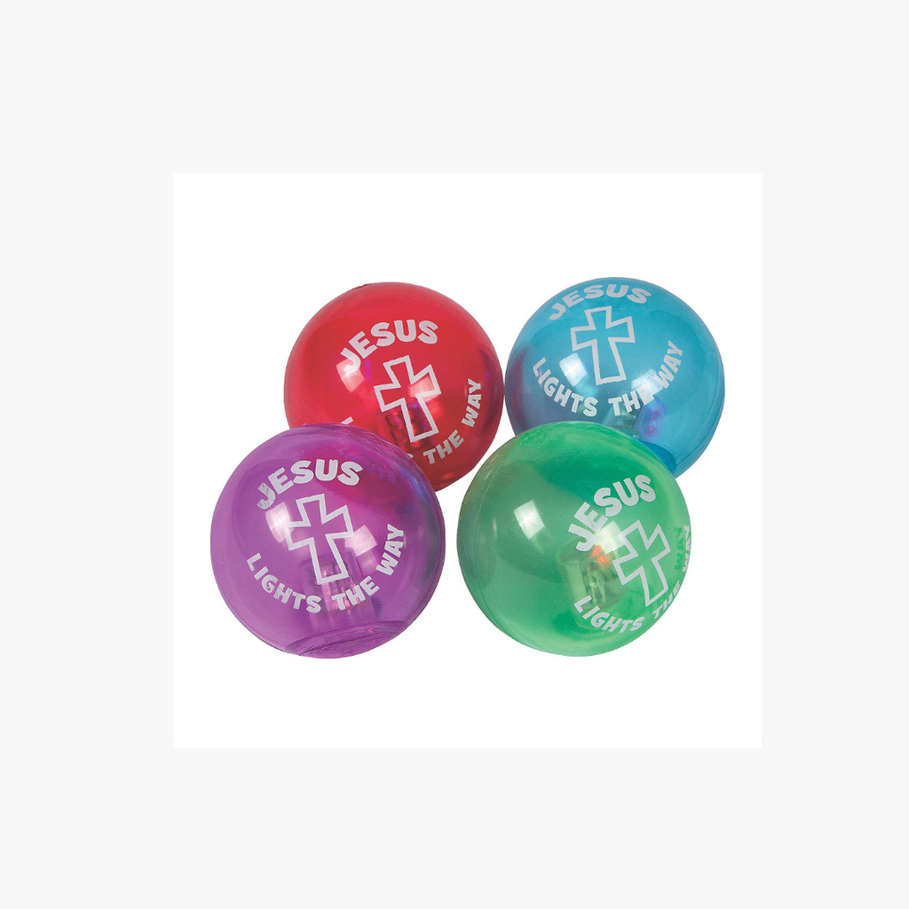 Mini Jesus Lights The Way Light Up Bouncy Ball