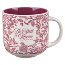 Mug Be Still & Know Burgundy Psalm 46:10