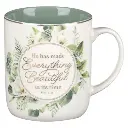 Mug He Has Made Everything Green Wreath