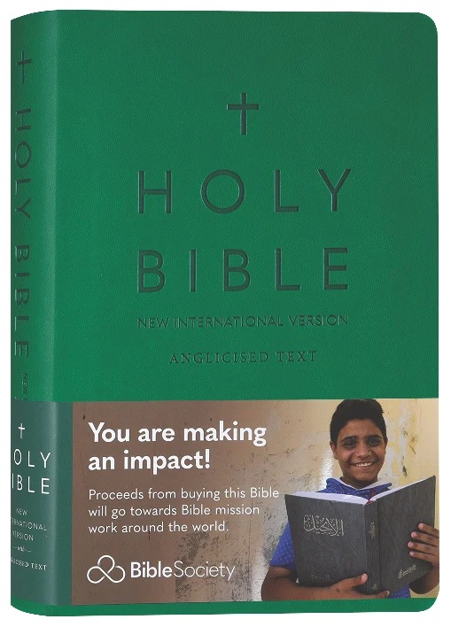 NIV Bible Slimline Softone Forest Green