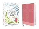 NIrV Clear Focus Bible for Kids Pink 