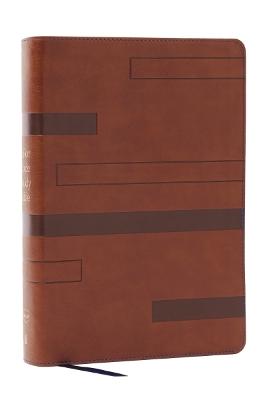 NKJV Color Code Study Brown Leathersoft Red Letter (02/25)