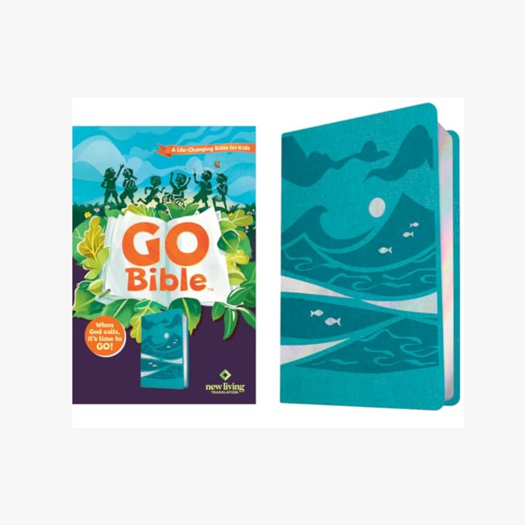 NLT Go Bible for Kids Teal Ocean
