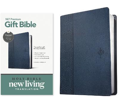 NLT Premium Gift Bible Filament Enabled Blue (05/25)