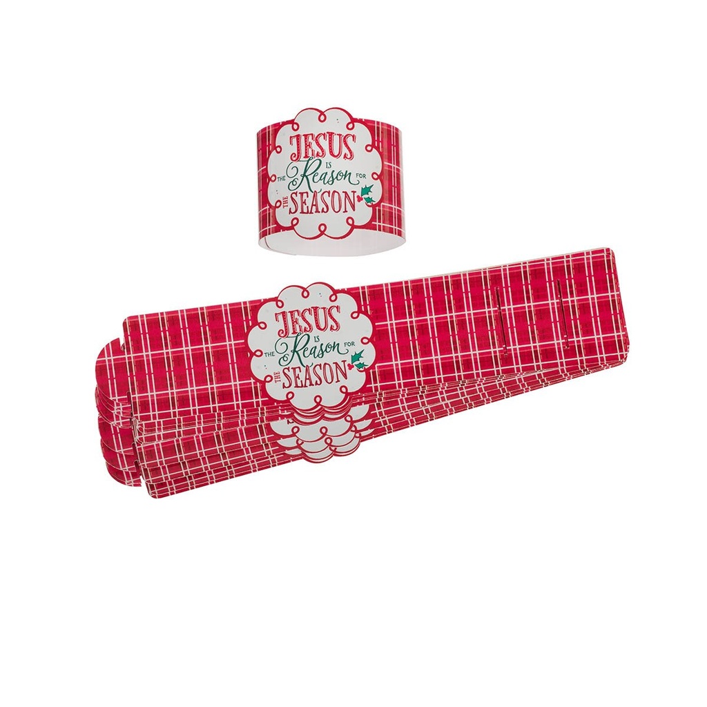 Napkin Wrap Set Jesus Is the Reason 12pc
