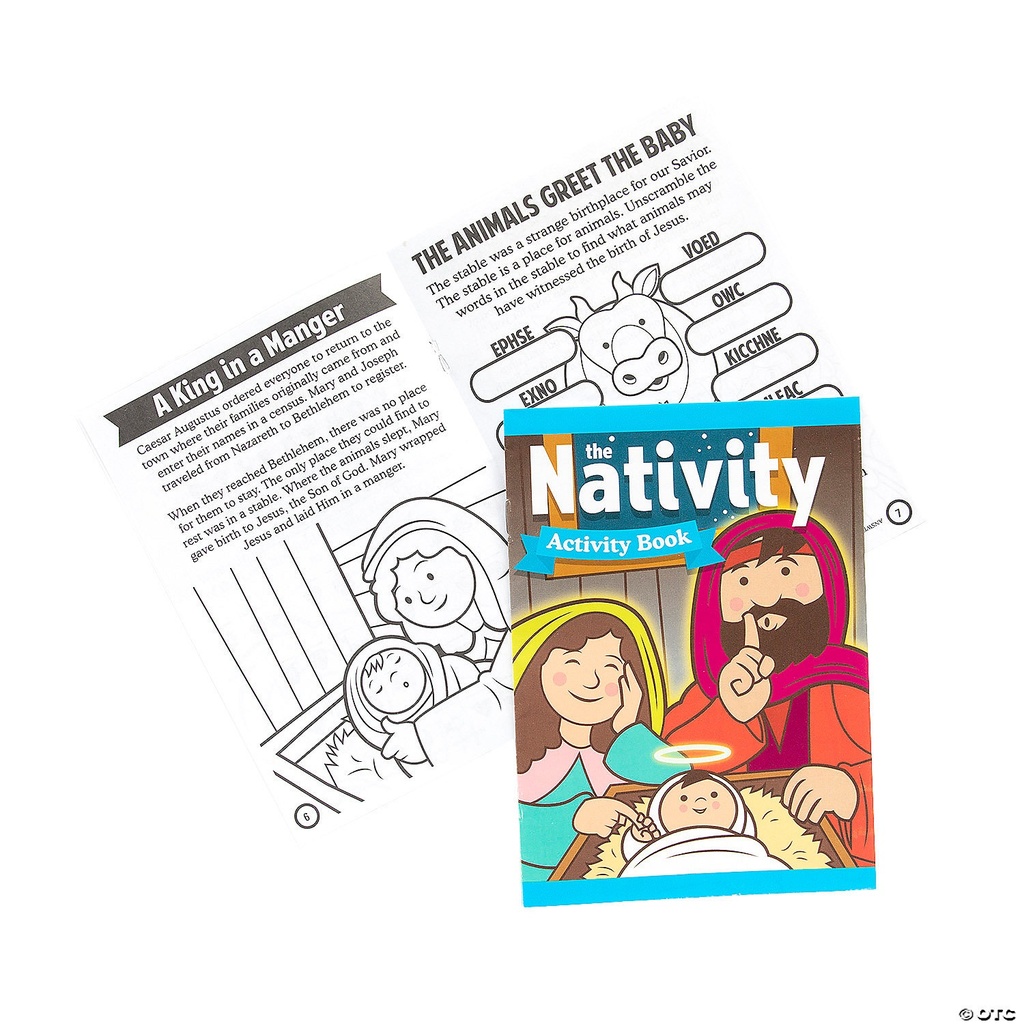 Nativity Learning Activity Books Single